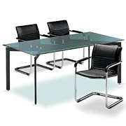 ET006 유리회의테이블 *비규격 주문제작 가능*