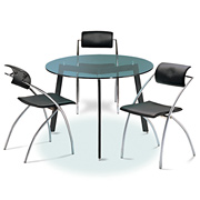 ET007 원형테이블