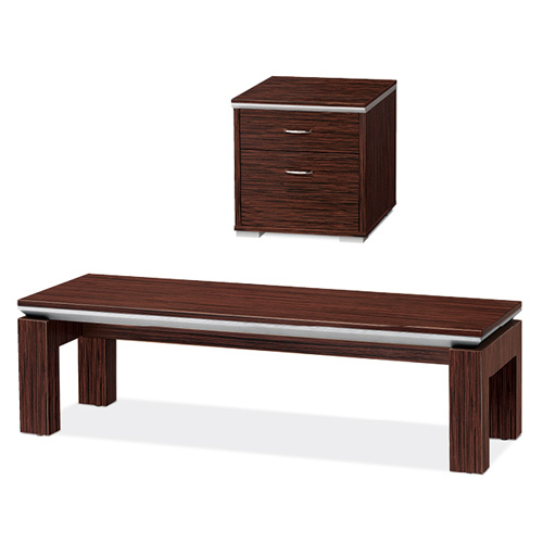 ELS 흑단 소파탁자/전화대 (투톤 엣지형)