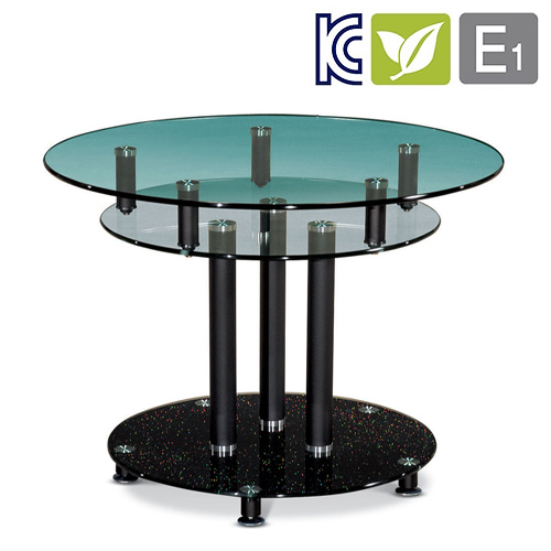 GST 연그린 유리 원형테이블