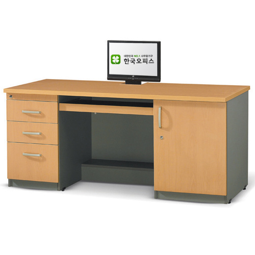 LCD 반매립 컴퓨터책상(교사용) -주문제작-