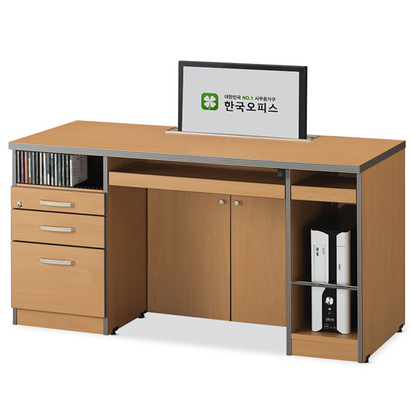 LCD 승하강 컴퓨터책상(교사용) ★주문제작