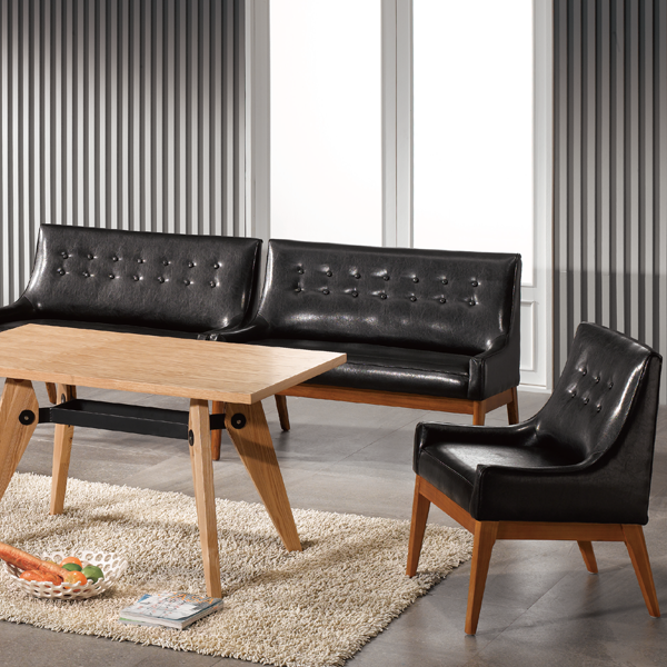 HFS-6601B / 6602B 코튼베이 원목소파