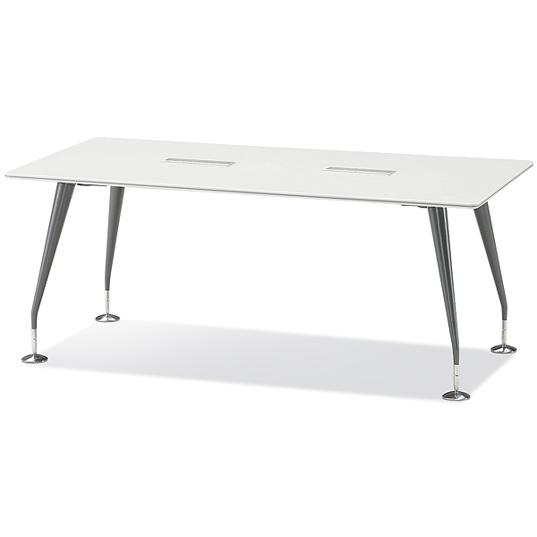 [한정수량 판매][가이아 시리즈] 회의테이블 W2400 2구 콘센트