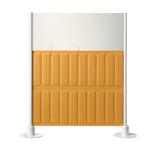 UNIQX 소리먹는 파티션 MC-라운드형 (H1289mm) 상부 불투명 아크릴