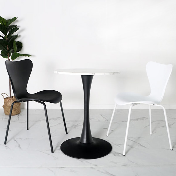 인조대리석 + FW 하부 원형테이블