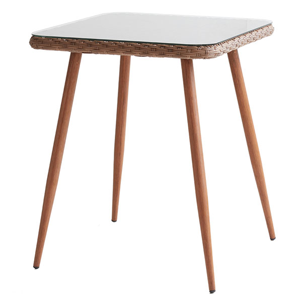 큐브 라탄 테이블