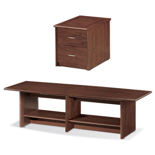 WST 월넛 소파테이블/전화대 (선반형)