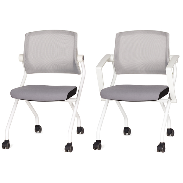 POSE 포세 접이식 회의용의자 (화이트 프레임 / 택배발송불가)