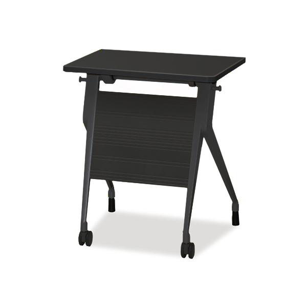 TSC 09-11 수강용책상 (알루미늄프레임/엣지상판/다리선택/선반 무/오토락스토퍼) 블랙 에디션 -수량 10개 이상부터 가능-