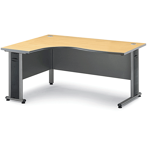 [웨이브&탑 시리즈] L형 퍼즐책상 / 국산