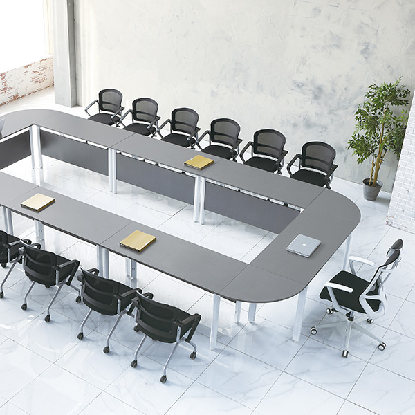 [P-DF 시리즈] 피디에프 연결형 회의테이블 (국산 / 목재가림판)