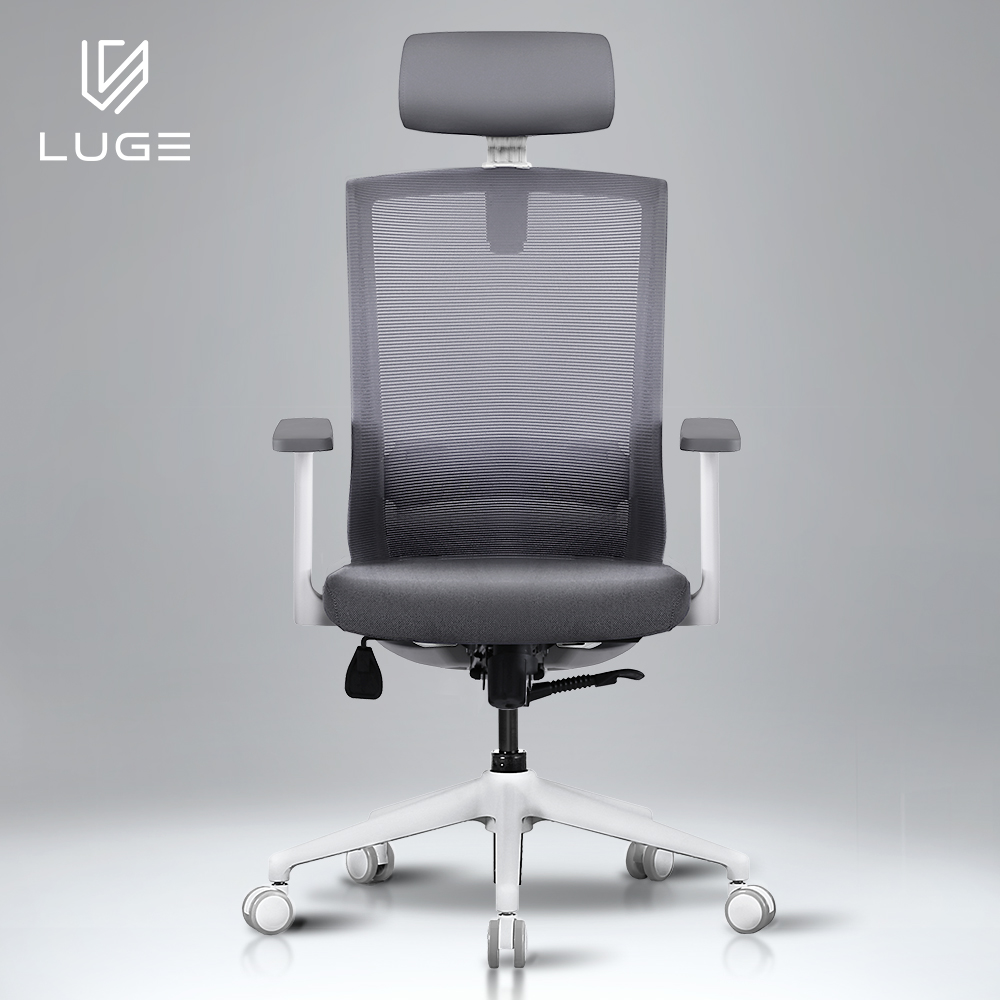 LUGE 루게 L60 사무용의자 화이트프레임 - 전국배송