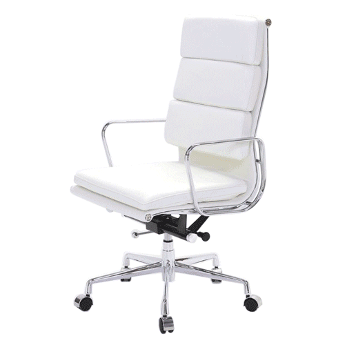 소프트패드 H 사무의자 (높은등)(천연가죽)