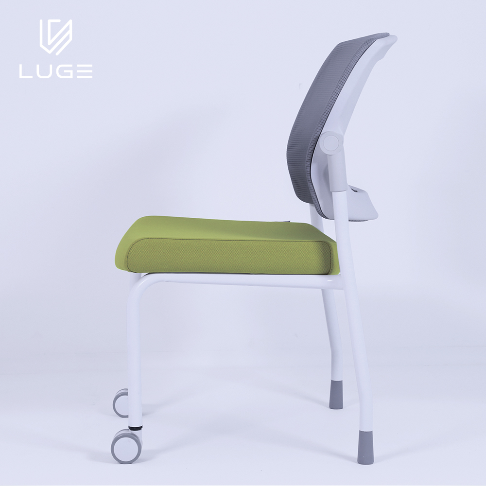 LUGE 루게 ST30 팔무 스테디 회의용의자 화이트프레임 서울대의자- 전국배송