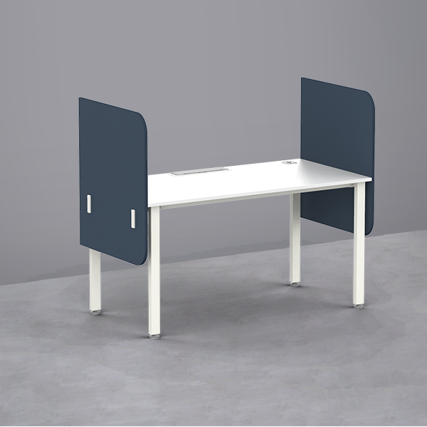 심플즈 공용 풀스크린 파티션 H800 (측면 / NO.88 측면 / 화이트 프레임)