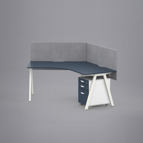 심플즈 A7 120도 책상 (NO.249 / 스크린 별도)