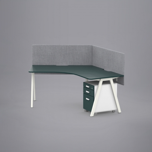 심플즈 A7 120도 책상 (NO.249 / 스크린 별도)