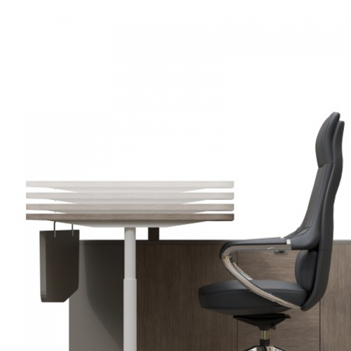 LMD-M600 중역 화이트오크 모션데스크