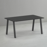 [특가상품] 심플즈 i3 VIP 회의용테이블 1800 x 900 (말굽 / 일반형 / 매트블랙 / NO.38 / 상판 18T)