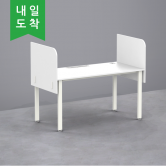 [내일도착] 심플즈 공용 스크린 파티션 H600 (측면 / NO.109 / 화이트 프레임)