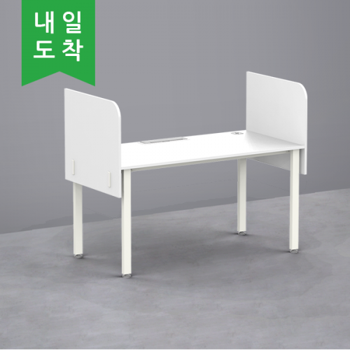 [내일도착] 심플즈 공용 스크린 파티션 H600 (측면 / NO.109 / 화이트 프레임)