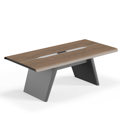 에르고 회의테이블 EGO-2000/2400M(천연무늬목)