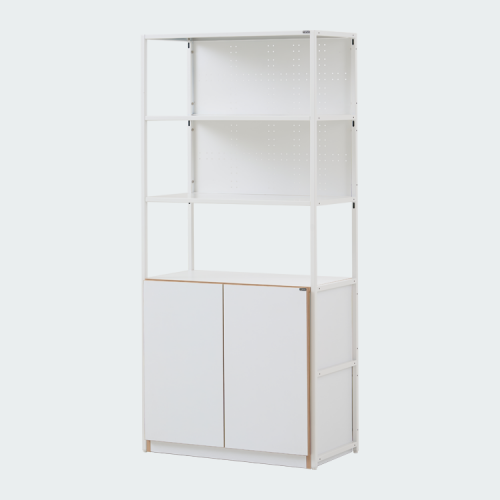 MUBO 책장 5단(철제/단독 옵션장)(뮤보 5단 철제 책장)