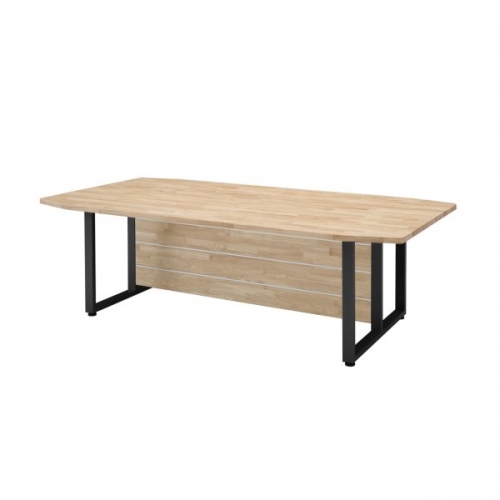P-미르 회의용탁자(고무나무-네추럴 컬러)