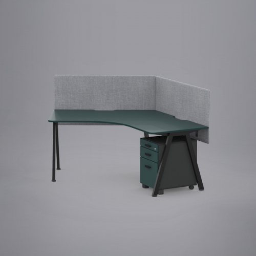 심플즈 A7 120도 책상 (NO.249 / 스크린 별도)