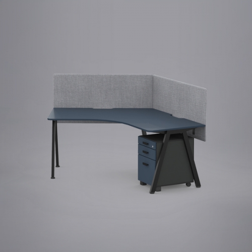 심플즈 A7 120도 책상 (NO.249 / 스크린 별도)