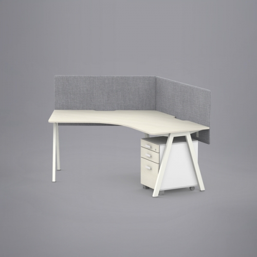 심플즈 A7 120도 책상 (NO.249 / 스크린 별도)