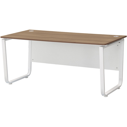 [U-line 시리즈] 일자형 책상 (국산상판) (가림판 포함)