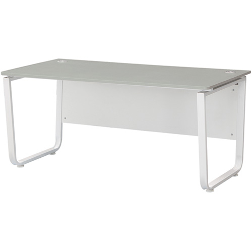 [U-line 시리즈] 일자형 책상 (국산상판) (가림판 포함)