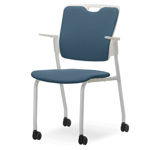 코나 500W/600W 스테킹 화이트 회의용의자