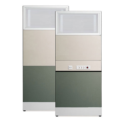 [플랜맥스] 60T 블럭파티션 H1760 (일면배선벨트타일/스크린유리)
