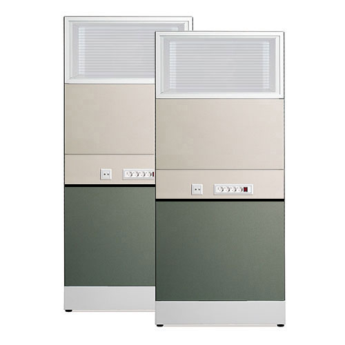 [플랜맥스] 60T 블럭파티션 H1760 (양면배선벨트타일 /스크린유리)