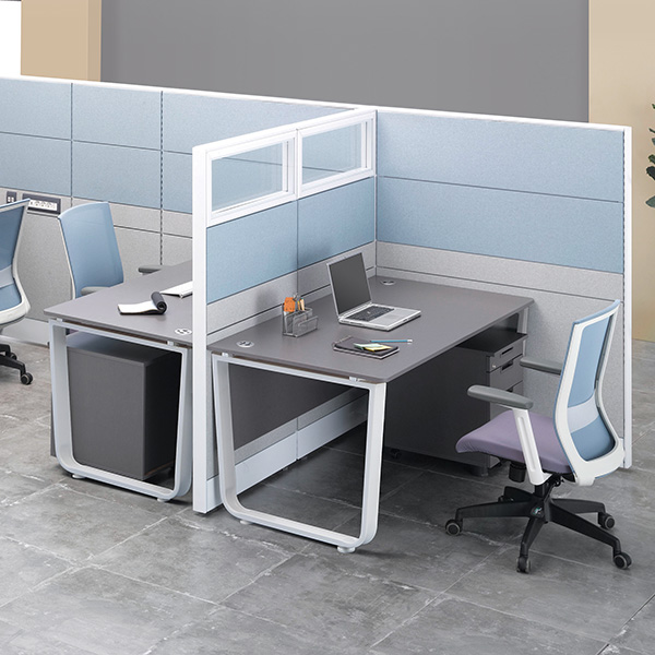 [U-line 시리즈] 일자형 책상 (국산상판) (가림판 포함)