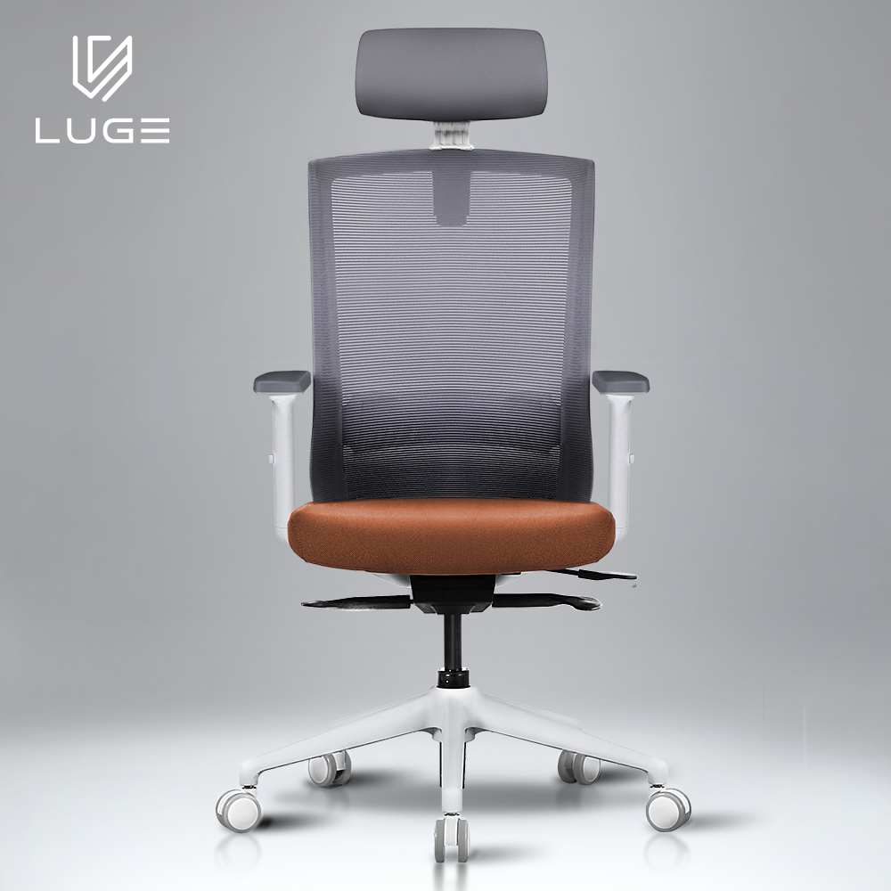 LUGE 루게 L65 사무용의자 화이트프레임 - 전국배송