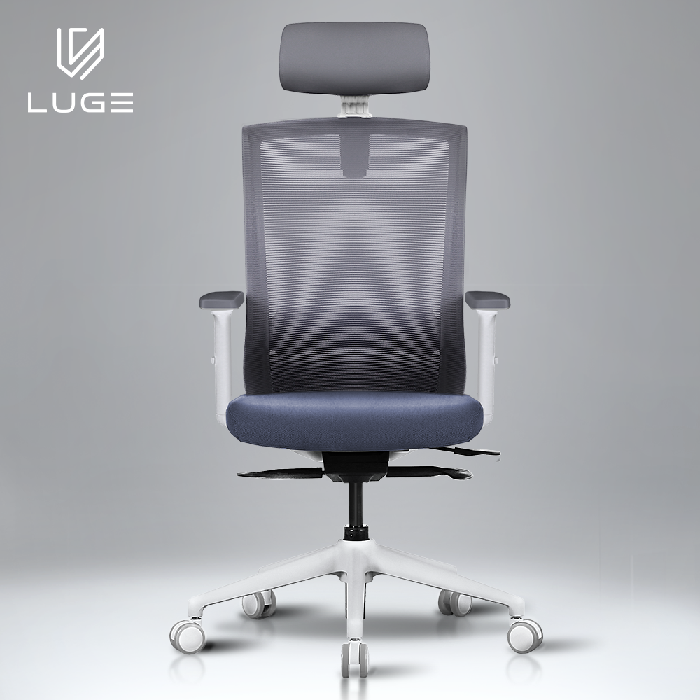 LUGE 루게 L65 사무용의자 화이트프레임 - 전국배송