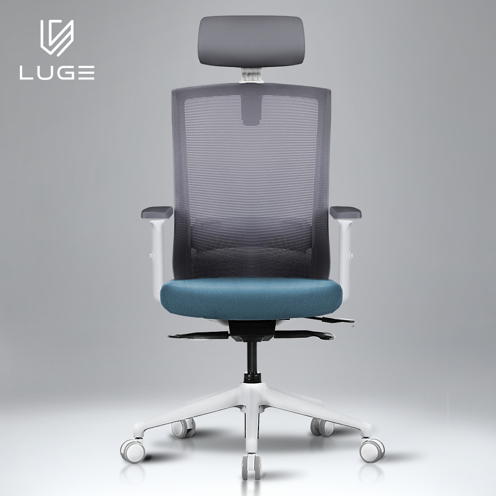 LUGE 루게 L65 사무용의자 화이트프레임 - 전국배송