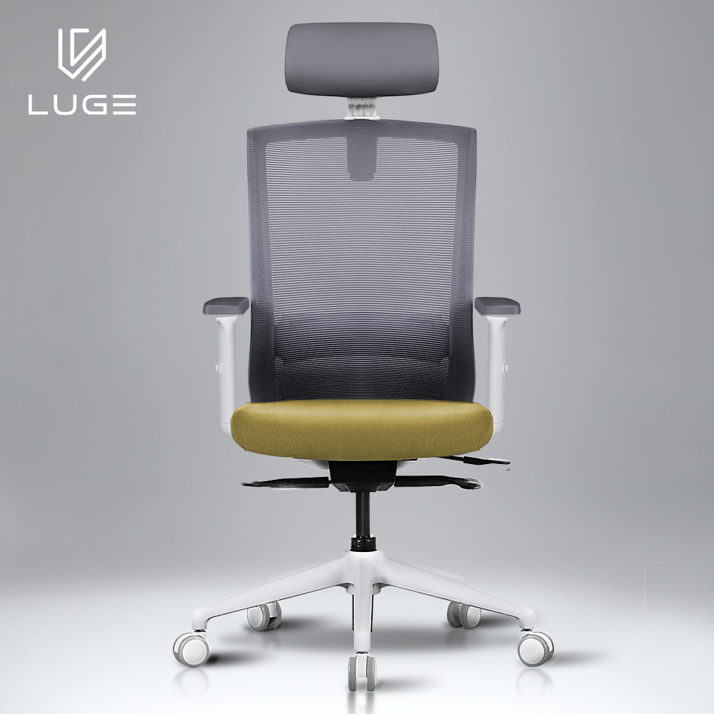 LUGE 루게 L65 사무용의자 화이트프레임 - 전국배송