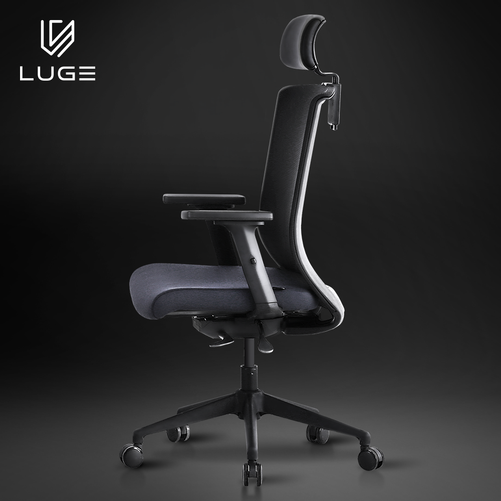LUGE 루게 L65 사무용의자 블랙프레임 - 전국배송