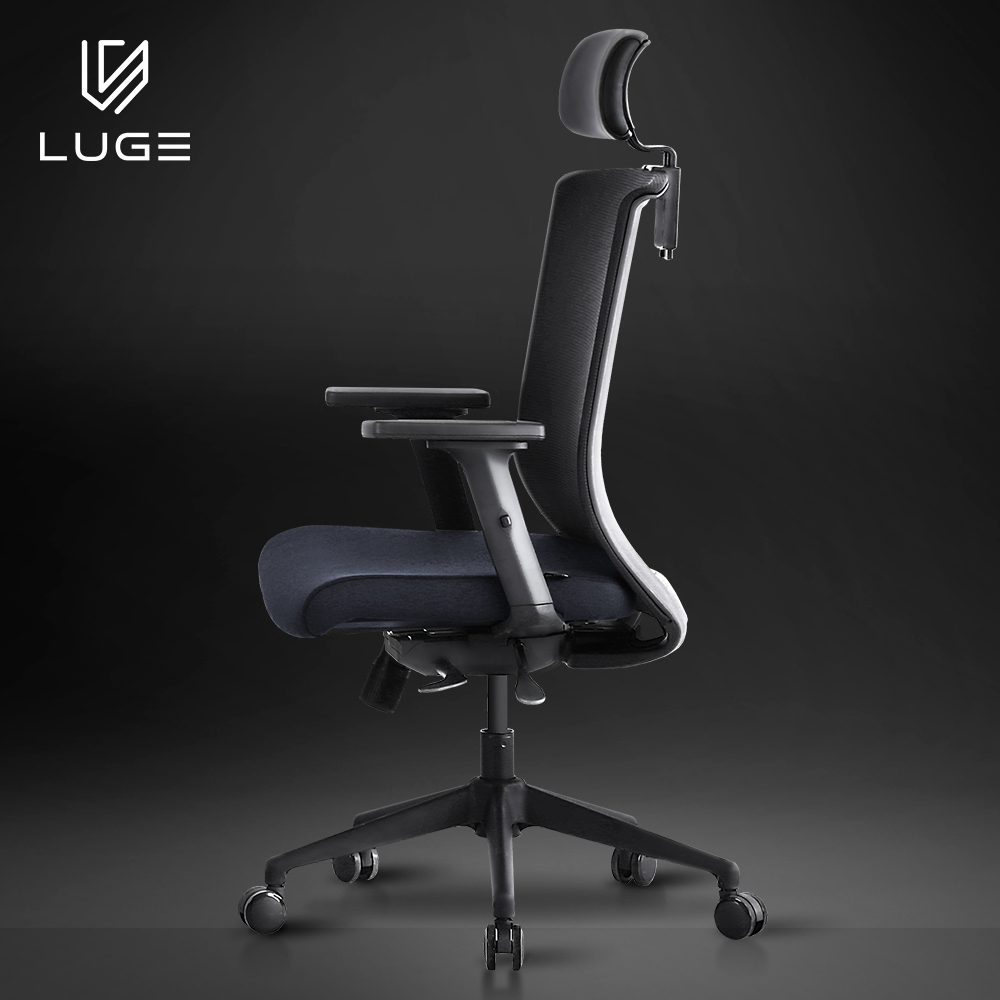 LUGE 루게 L60 사무용의자 블랙프레임 - 전국배송