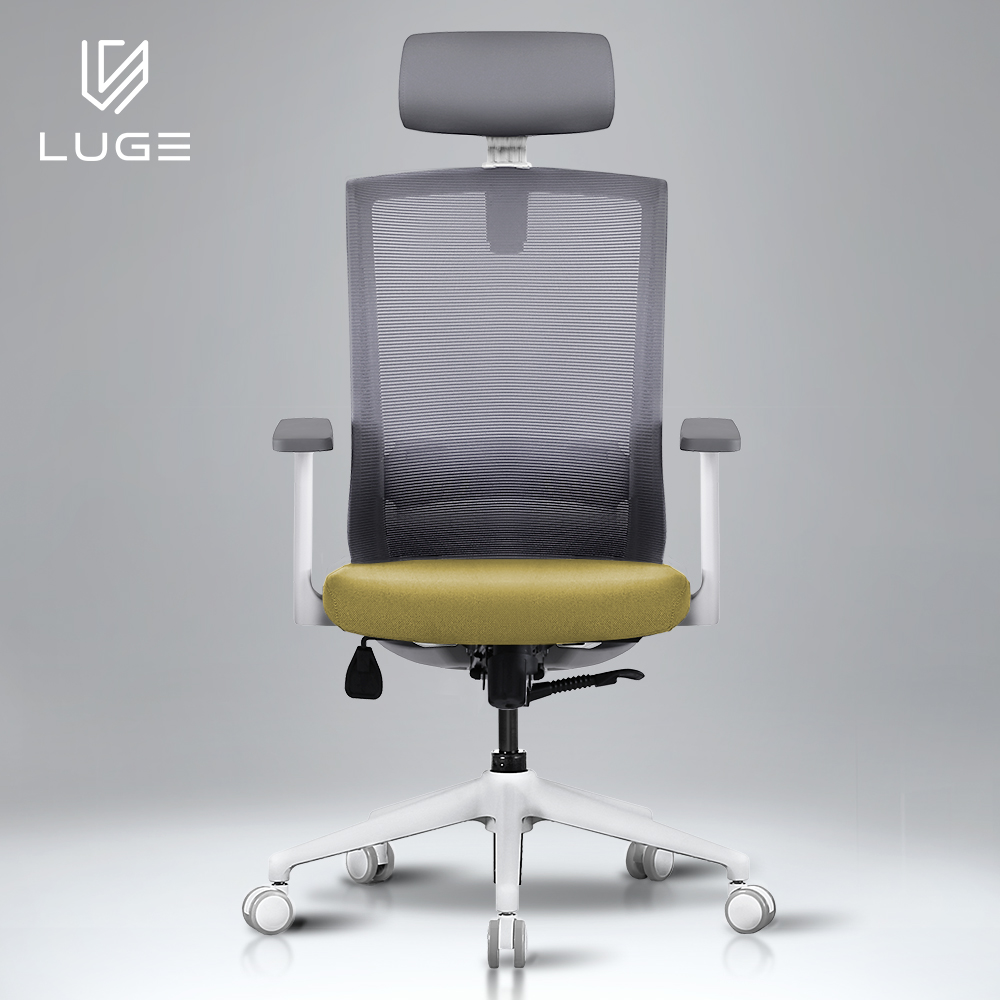 LUGE 루게 L60 사무용의자 화이트프레임 - 전국배송