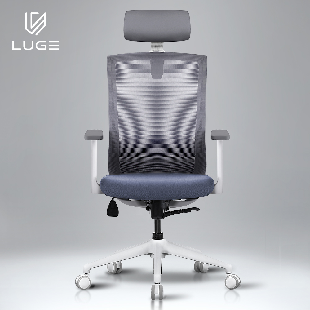 LUGE 루게 L60 사무용의자 화이트프레임 - 전국배송
