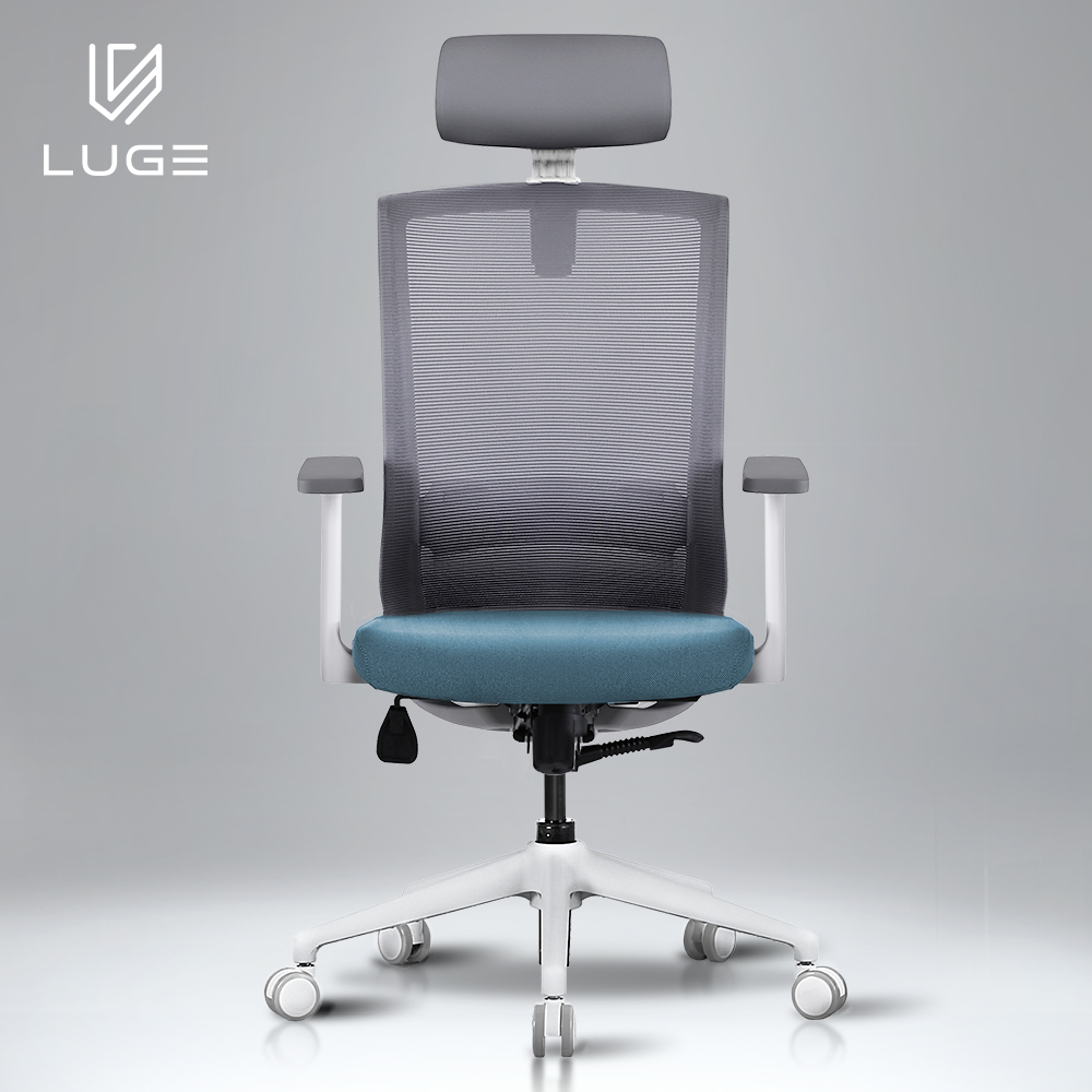 LUGE 루게 L60 사무용의자 화이트프레임 - 전국배송