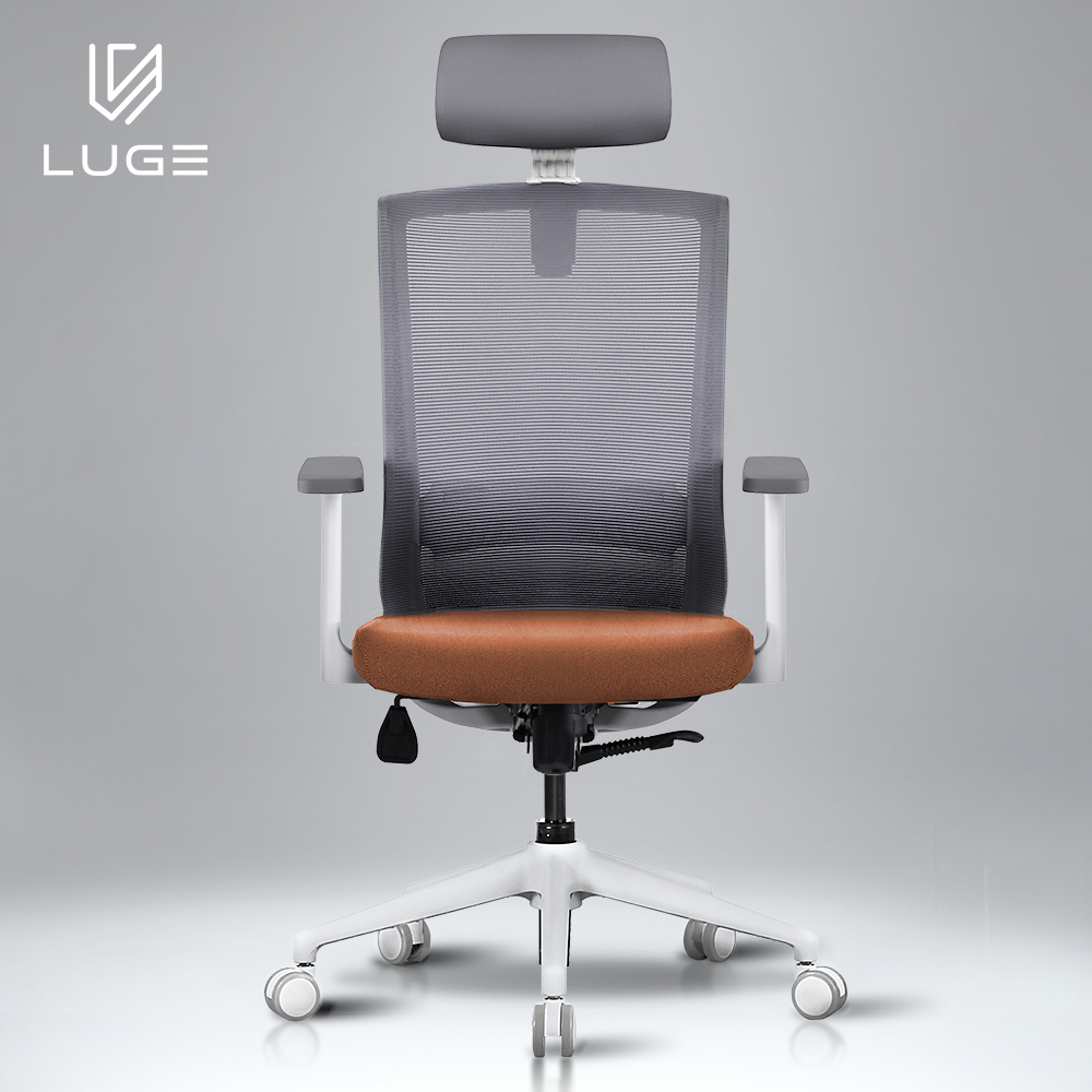 LUGE 루게 L60 사무용의자 화이트프레임 - 전국배송