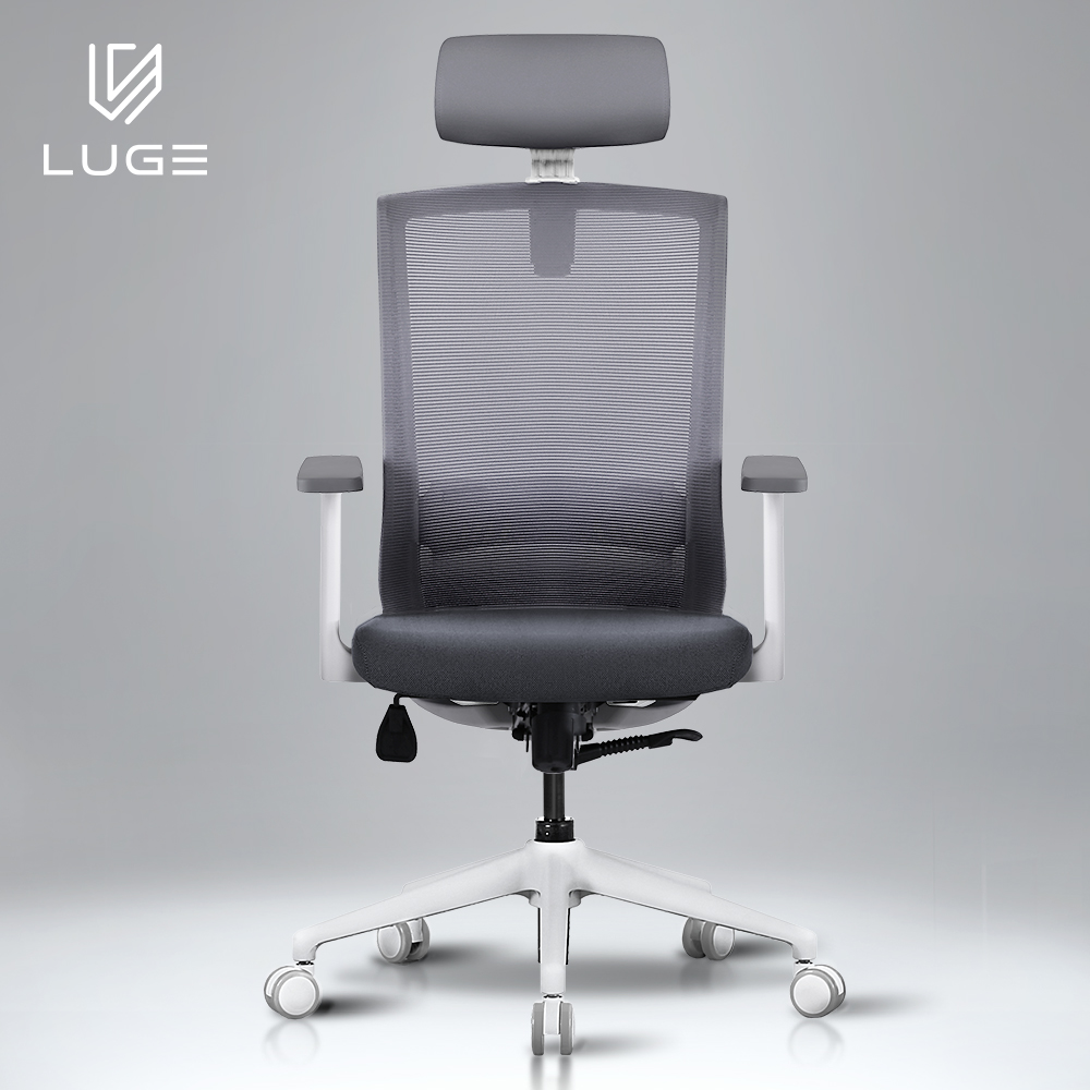 LUGE 루게 L60 사무용의자 화이트프레임 - 전국배송