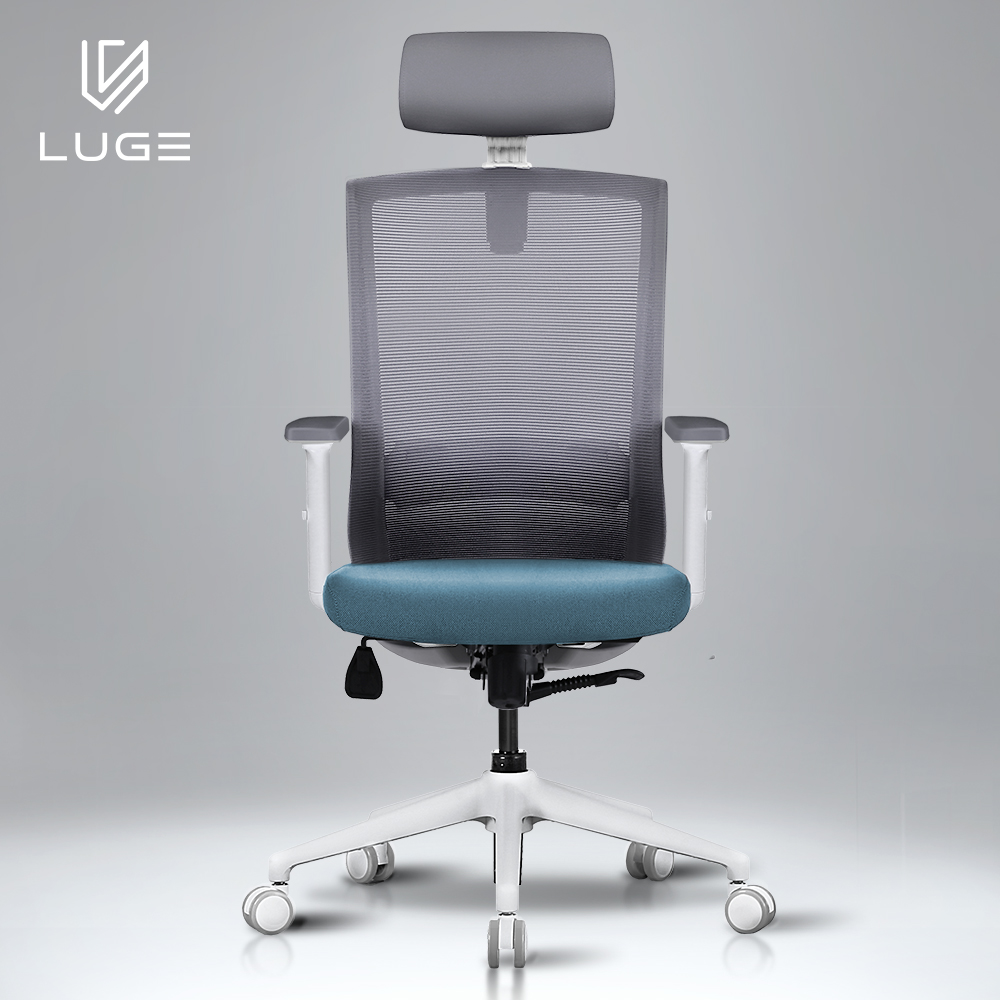 LUGE 루게 L62 사무용의자 화이트프레임 - 전국배송